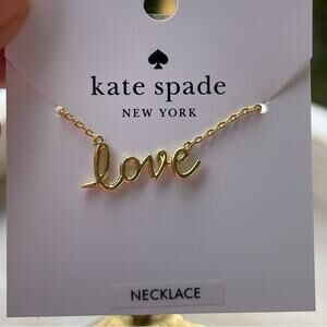 Kate Spade Say Yes Love Pendant NWT